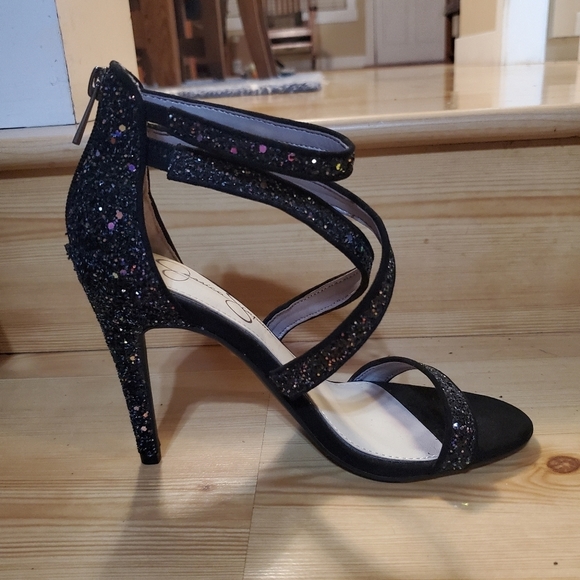 Jessica Simpson Women's Sparkle Heeled Sandals 👡 - Picture 4 of 13